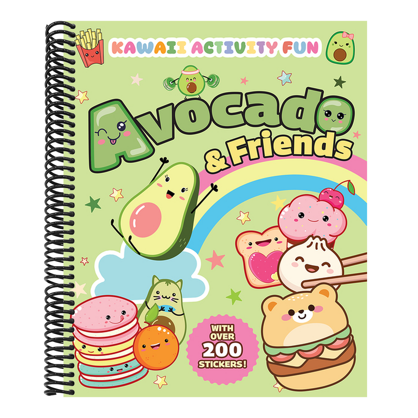 Avocado & Friends: Kawaii Activity Fun (with Over 200 Stickers!)