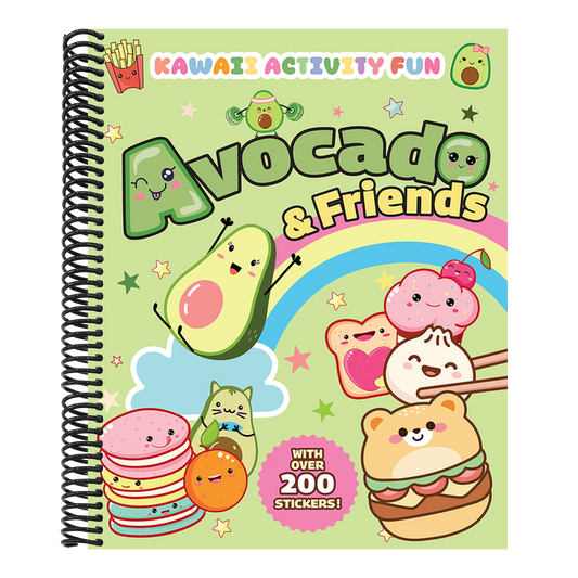 Avocado & Friends: Kawaii Activity Fun (with Over 200 Stickers!)