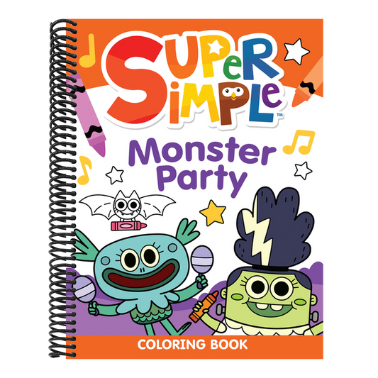 Super Simple Monster Party Coloring Book
