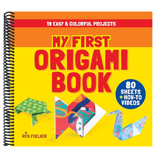 My First Origami Book: 19 Easy & Colorful Projects with 80 Sheets of Origami Paper + How-To Videos