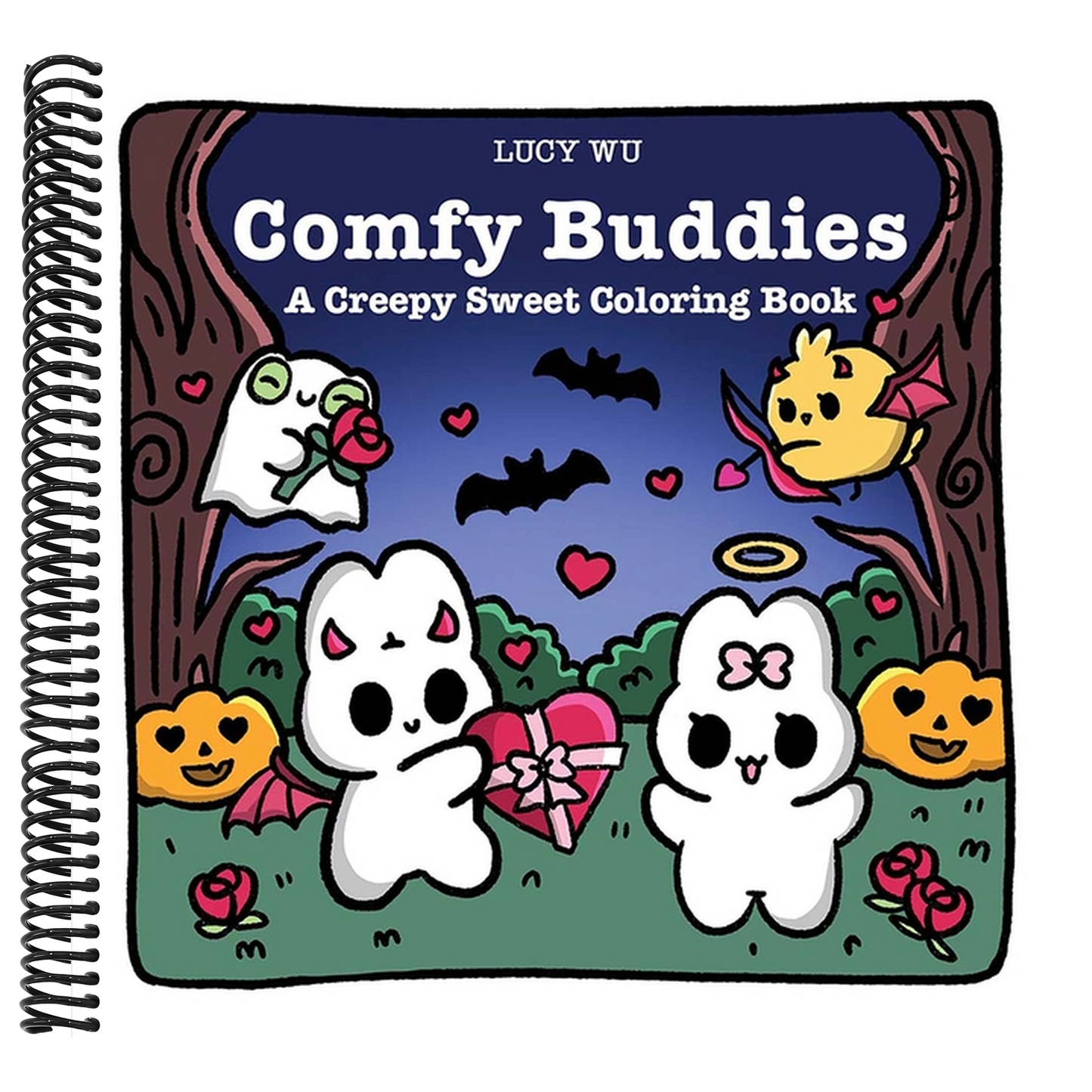 Comfy Buddies: A Creepy Sweet Coloring Book