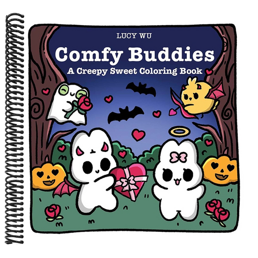 Comfy Buddies: A Creepy Sweet Coloring Book