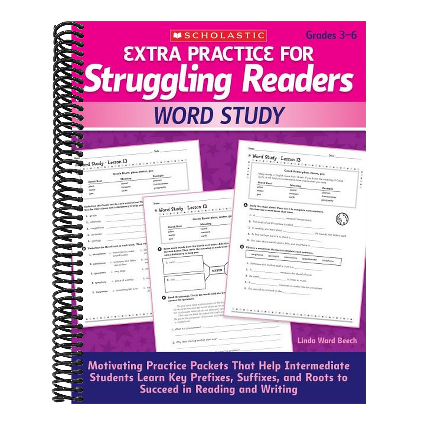Extra Practice for Struggling Readers: Word Study (Extra Practice for Struggling Readers) (Spiral Bound)