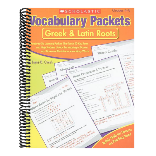 Vocabulary Packets: Greek & Latin Roots (Spiral Bound)