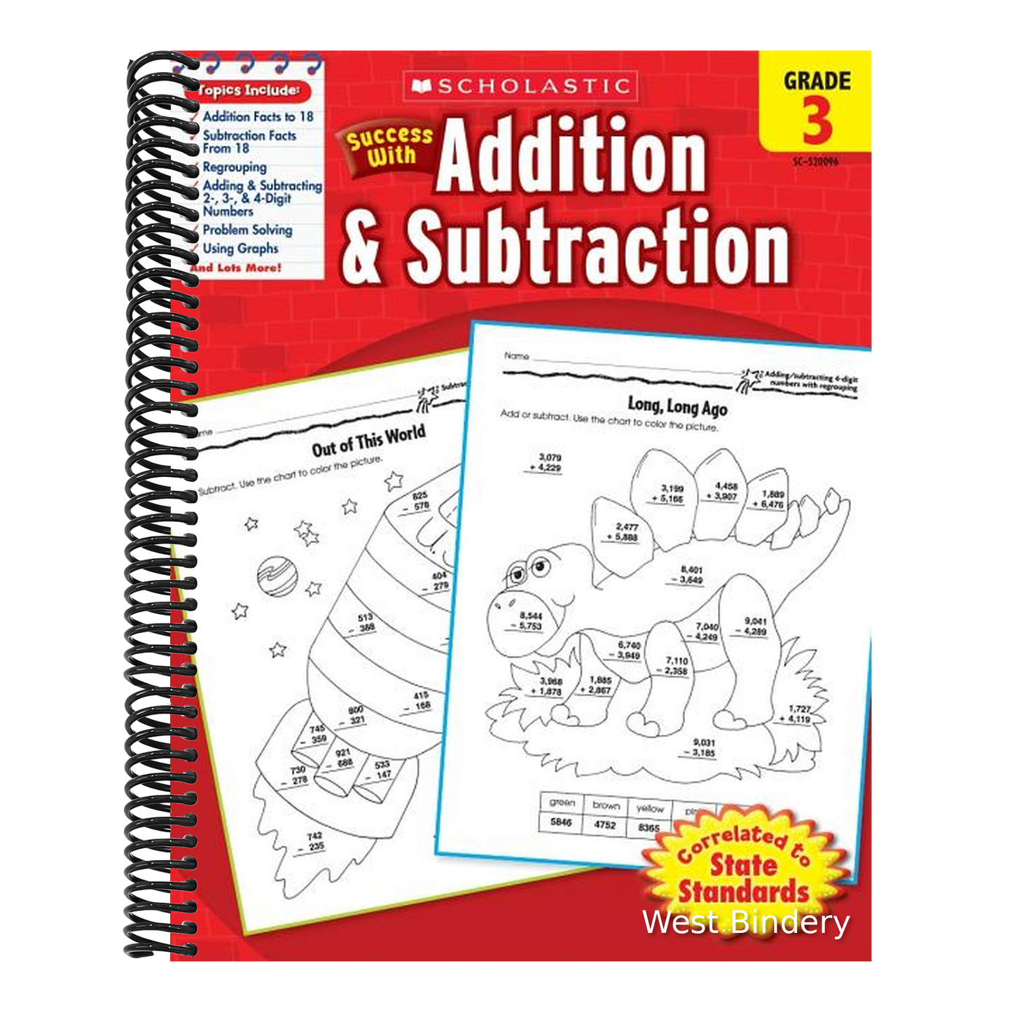 Scholastic Success with Addition & Subtraction: Grade 3 Workbook