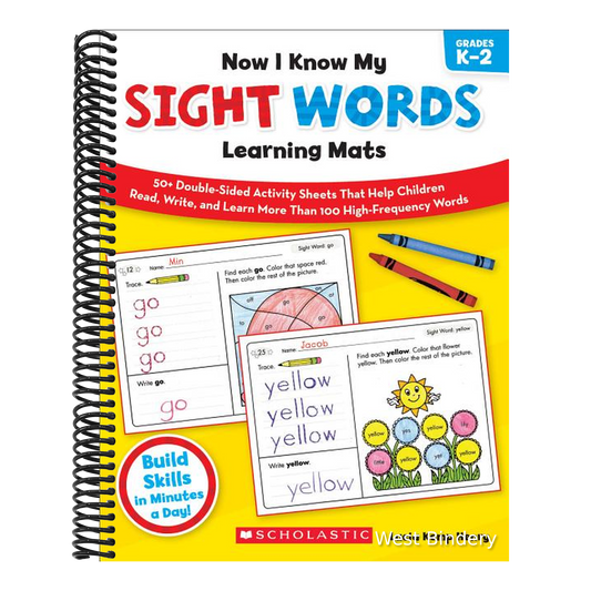 Now I Know My Sight Words Learning Mats