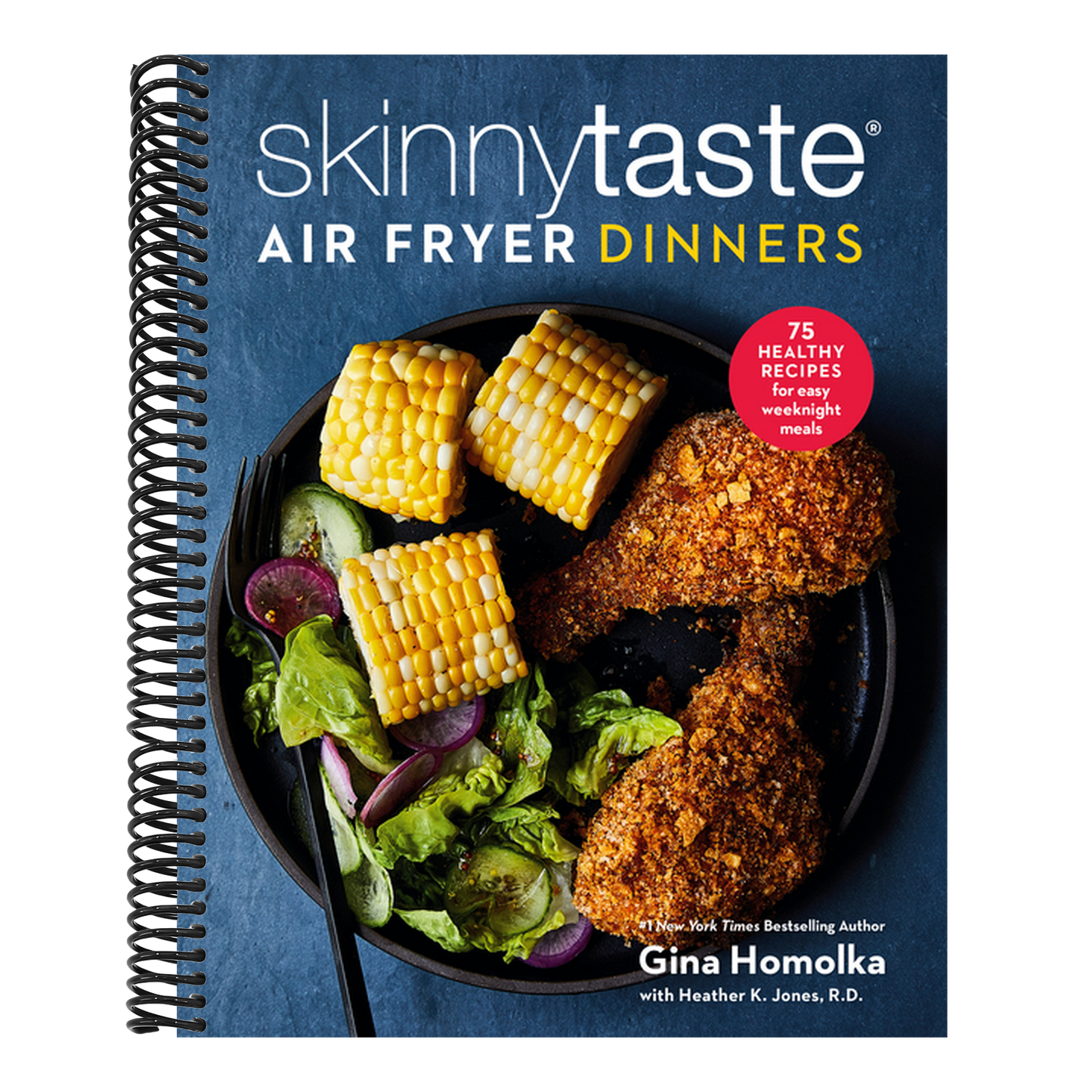 Skinnytaste Air Fryer Dinners: 75 Healthy Recipes for Easy Weeknight Meals: A Cookbook (Spiral Bound)