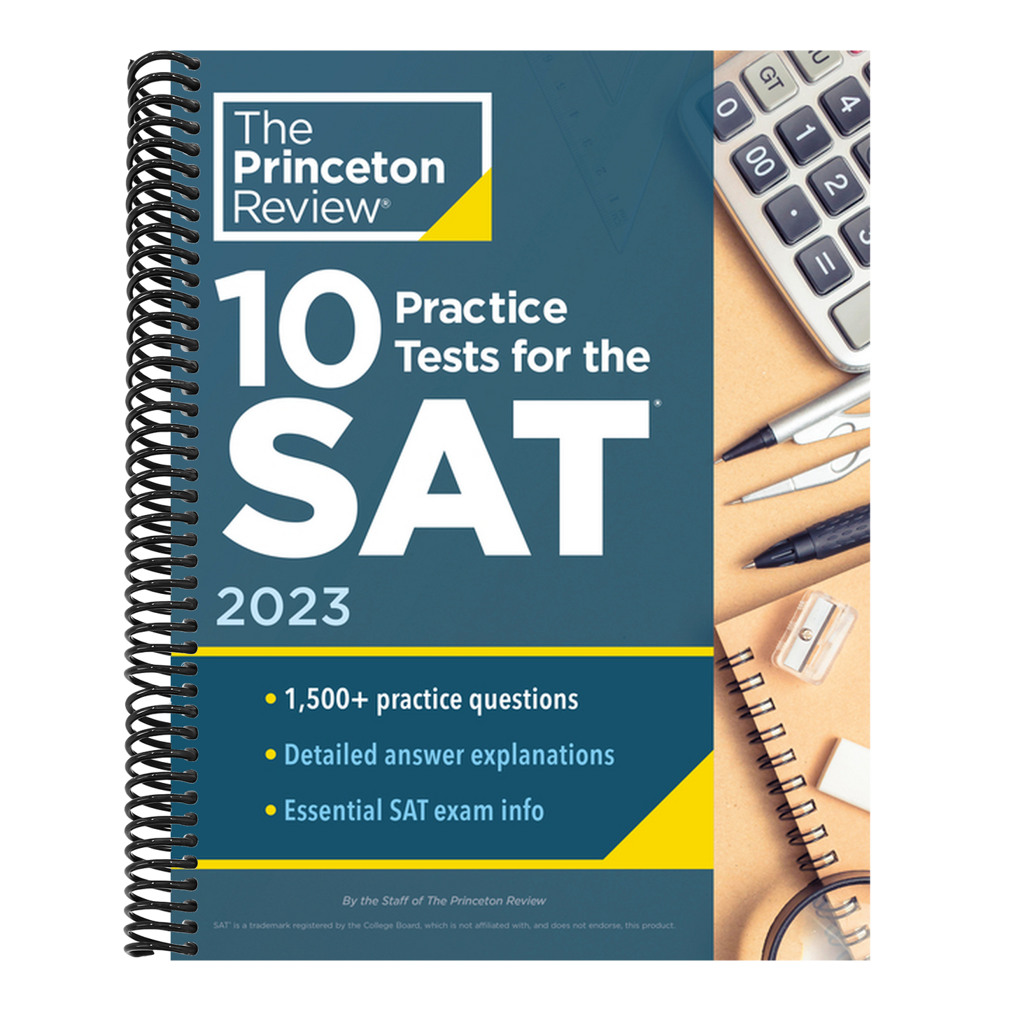 10 Practice Tests for the Sat, 2023: Extra Prep to Help Achieve an Excellent Score (College Test Preparation) (Spiral Bound)