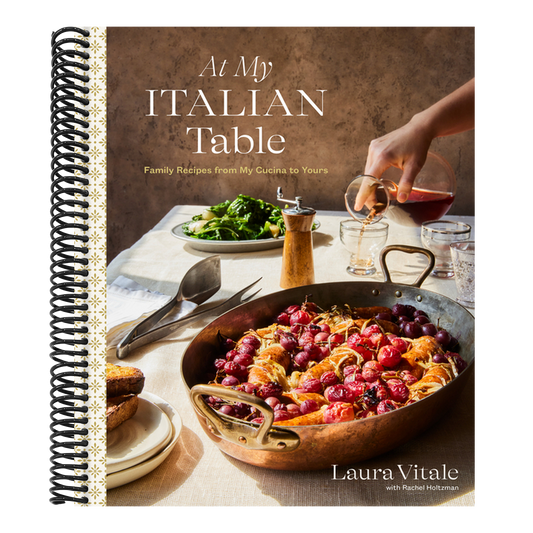 At My Italian Table: Family Recipes from My Cucina to Yours: A Cookbook (Spiral Bound)