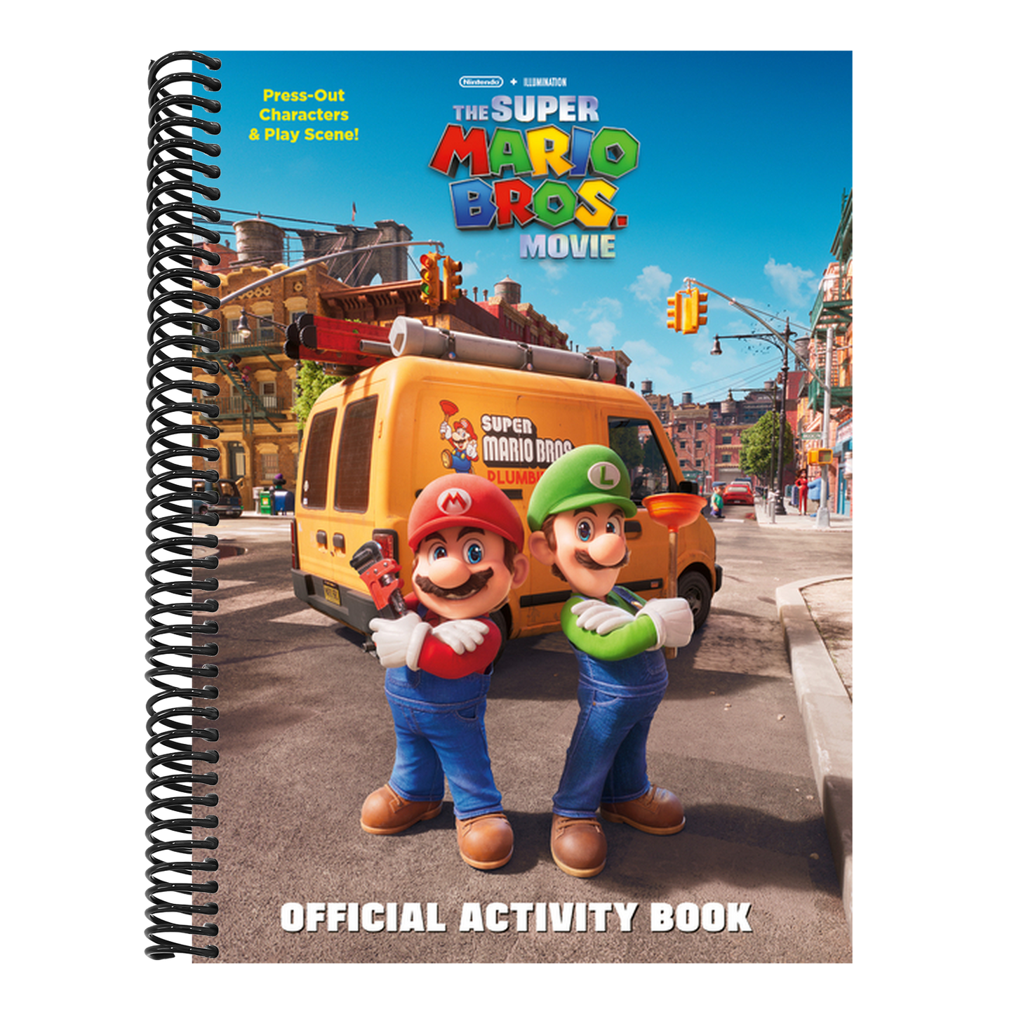 Nintendo(r) and Illumination Present the Super Mario Bros. Movie Official Activitybook (Spiral Bound)