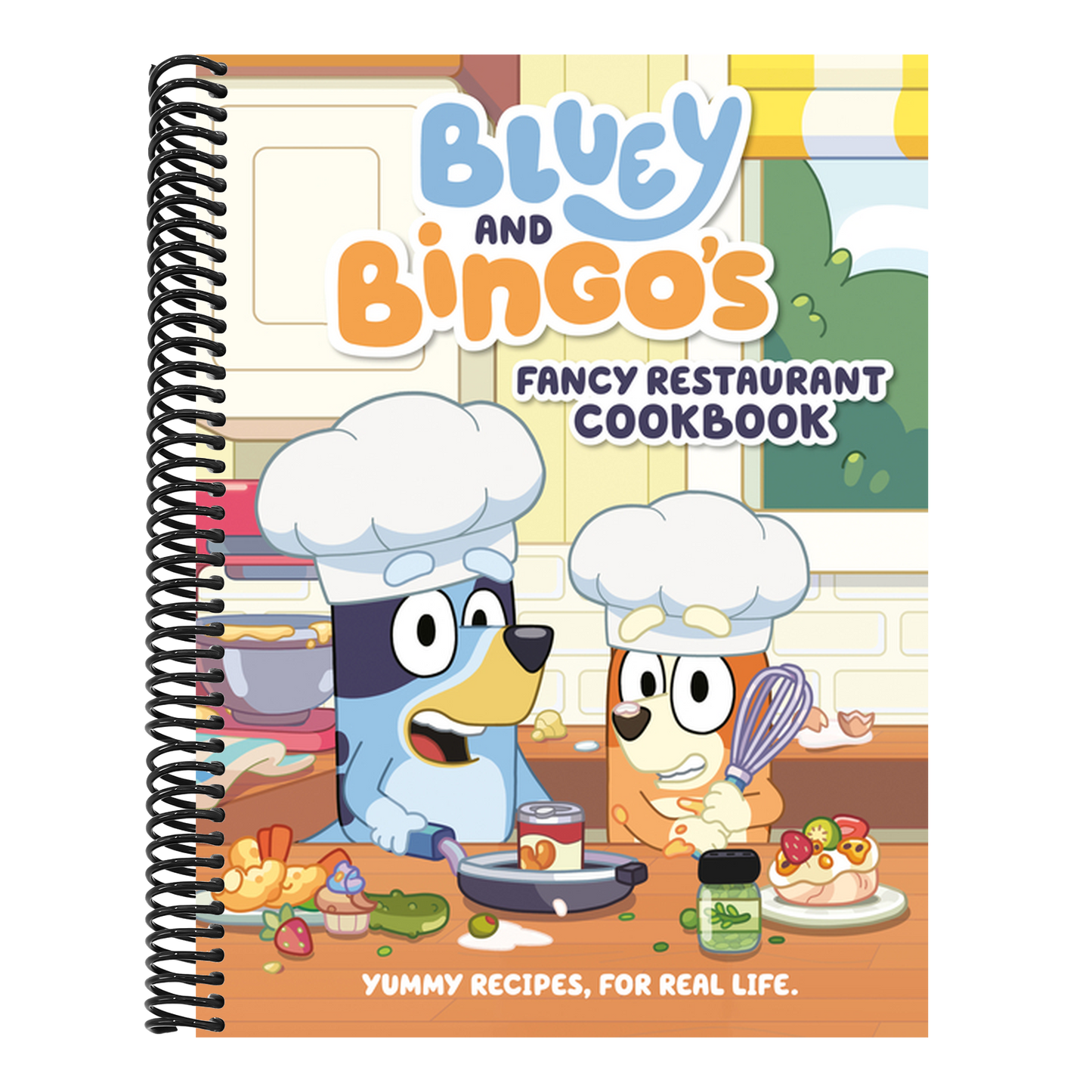 Bluey and Bingo's Fancy Restaurant Cookbook: Yummy Recipes, for Real Life (Spiral Bound)