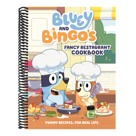 Bluey and Bingo's Fancy Restaurant Cookbook: Yummy Recipes, for Real Life (Spiral Bound)