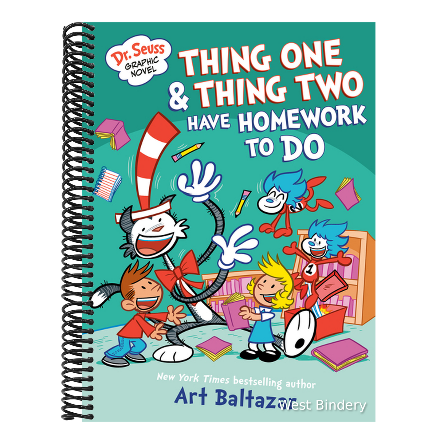 Dr. Seuss Graphic Novel: Thing One and Thing Two Have Homework to Do: A Cat in the Hat Story