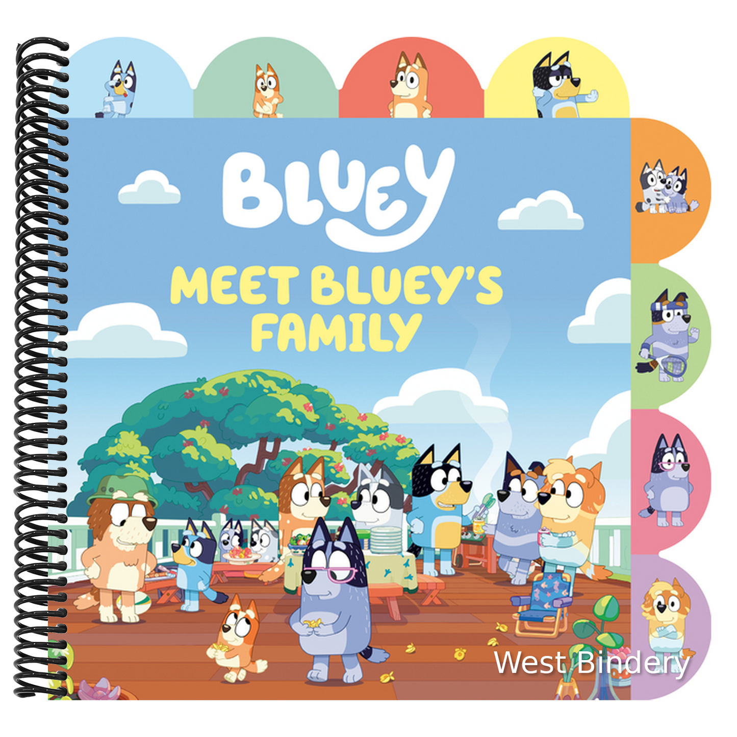 Meet Bluey's Family: A Tabbed Board Book