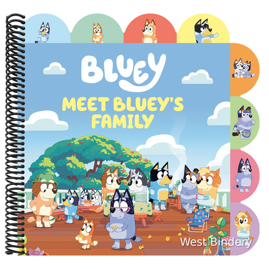 Meet Bluey's Family: A Tabbed Board Book