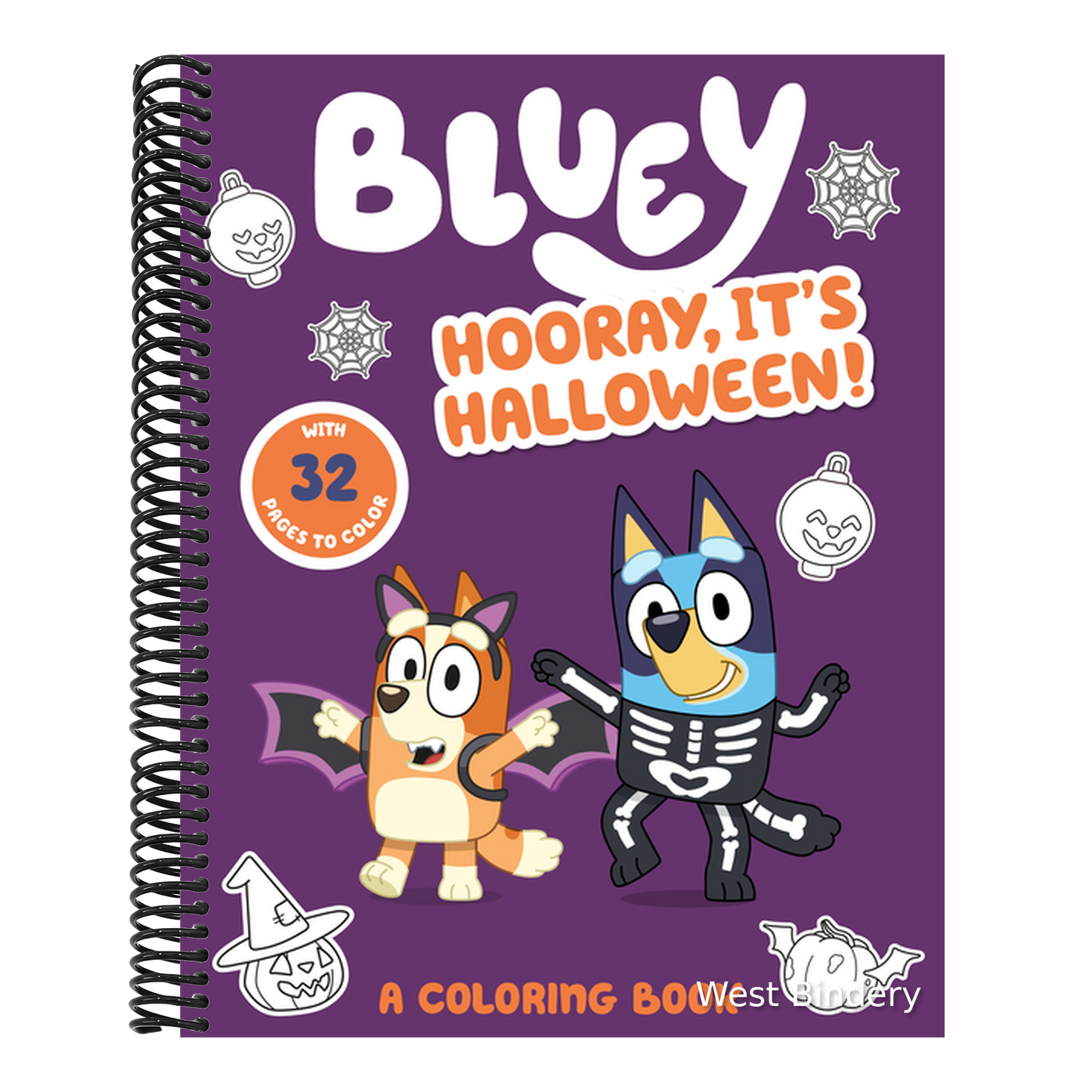 Bluey: Hooray, It's Halloween!: A Coloring Book