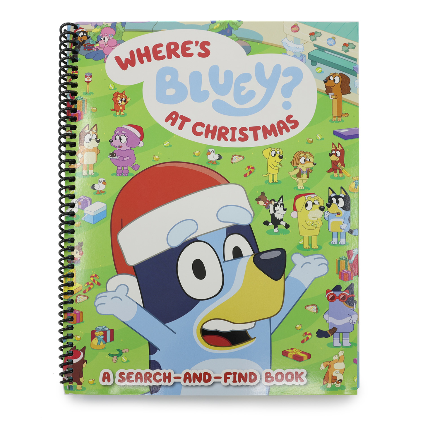 Where's Bluey? at Christmas: A Search-And-Find Book (Spiral Bound)