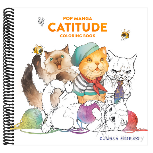 Pop Manga Catitude Coloring Book