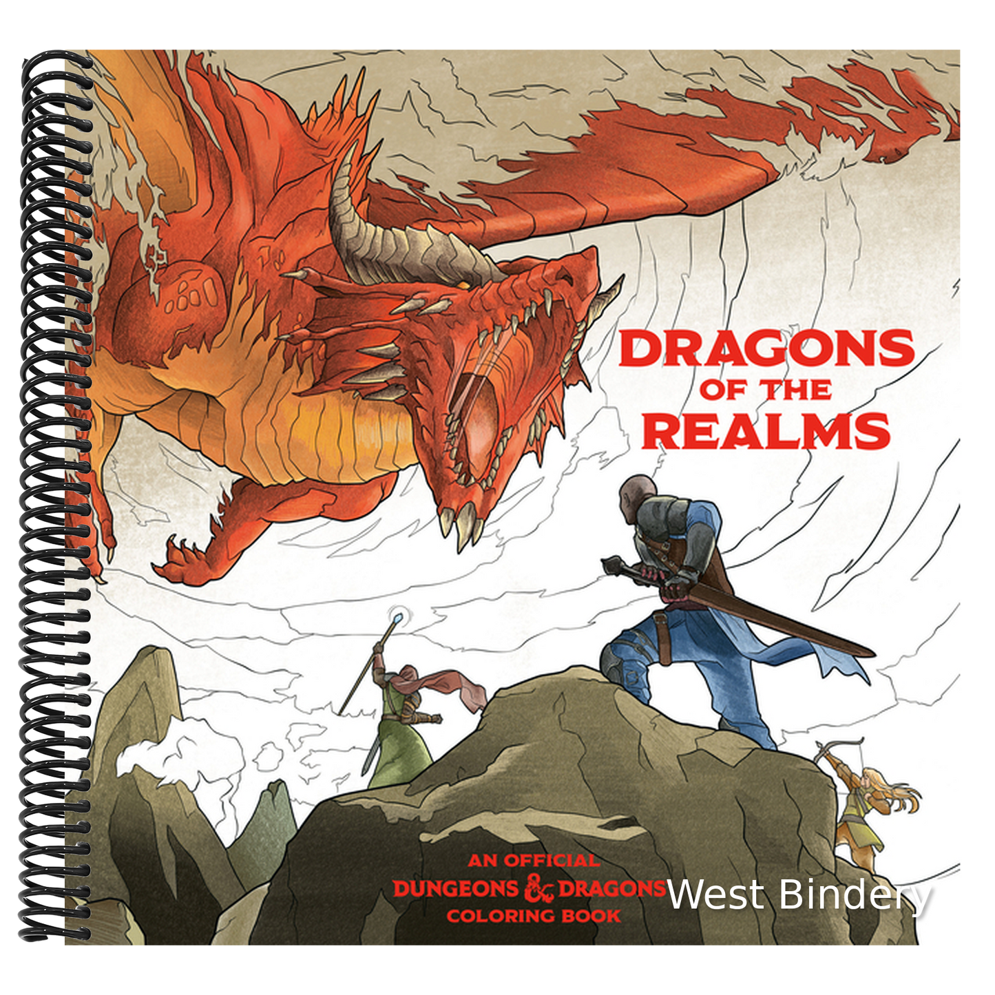 Dragons of the Realms (Dungeons & Dragons): An Official Dungeons & Dragons Coloring Book