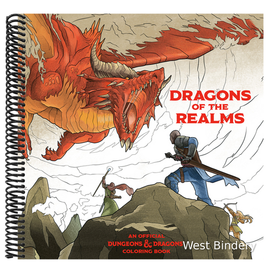 Dragons of the Realms (Dungeons & Dragons): An Official Dungeons & Dragons Coloring Book