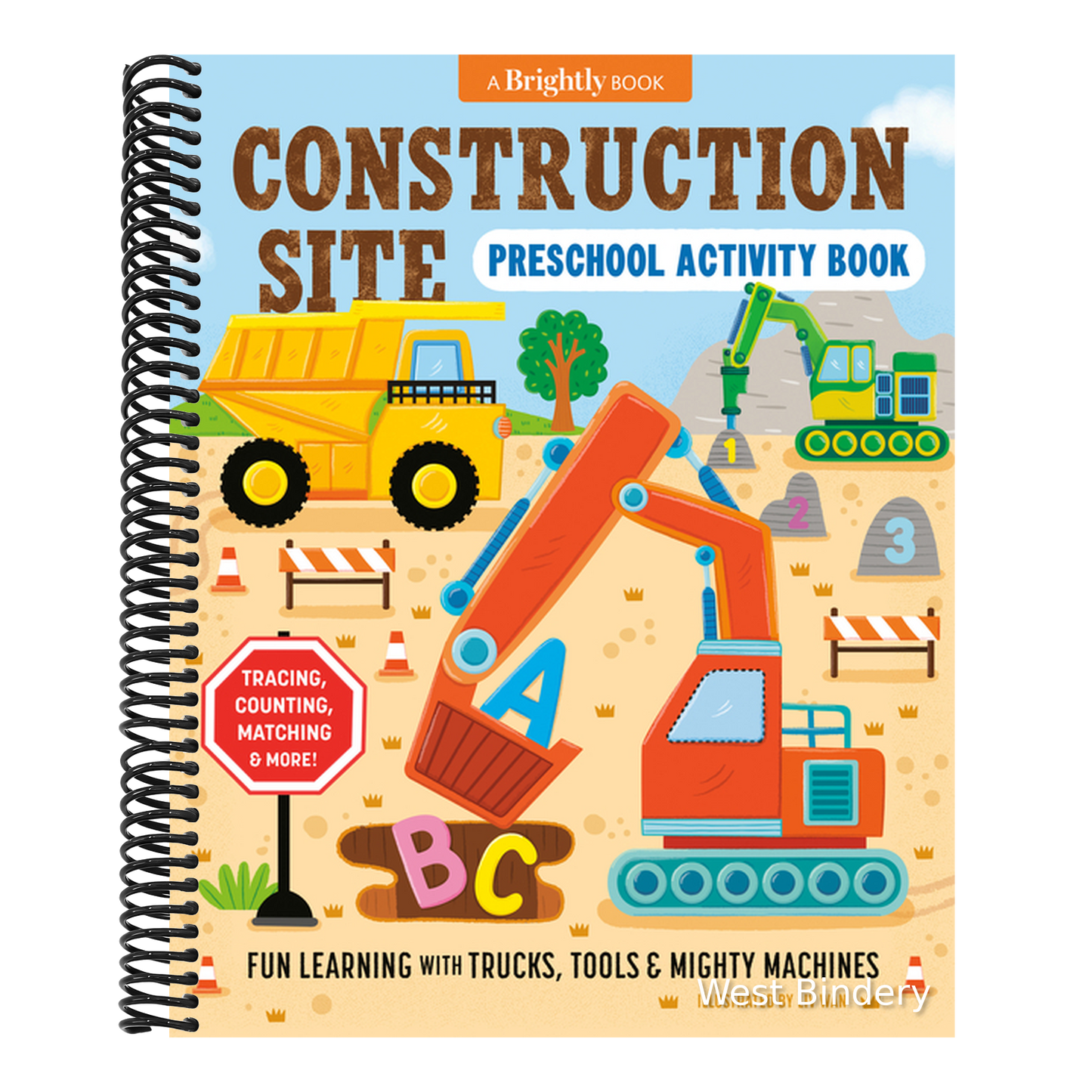 Construction Site Preschool Activity Book: Fun Learning with Trucks, Tools, and Mighty Machines