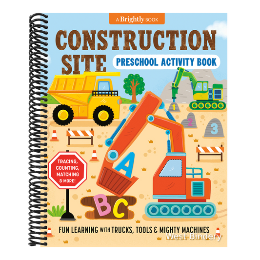 Construction Site Preschool Activity Book: Fun Learning with Trucks, Tools, and Mighty Machines