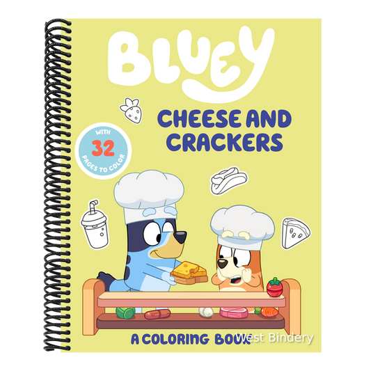 Bluey: Cheese and Crackers: A Coloring Book
