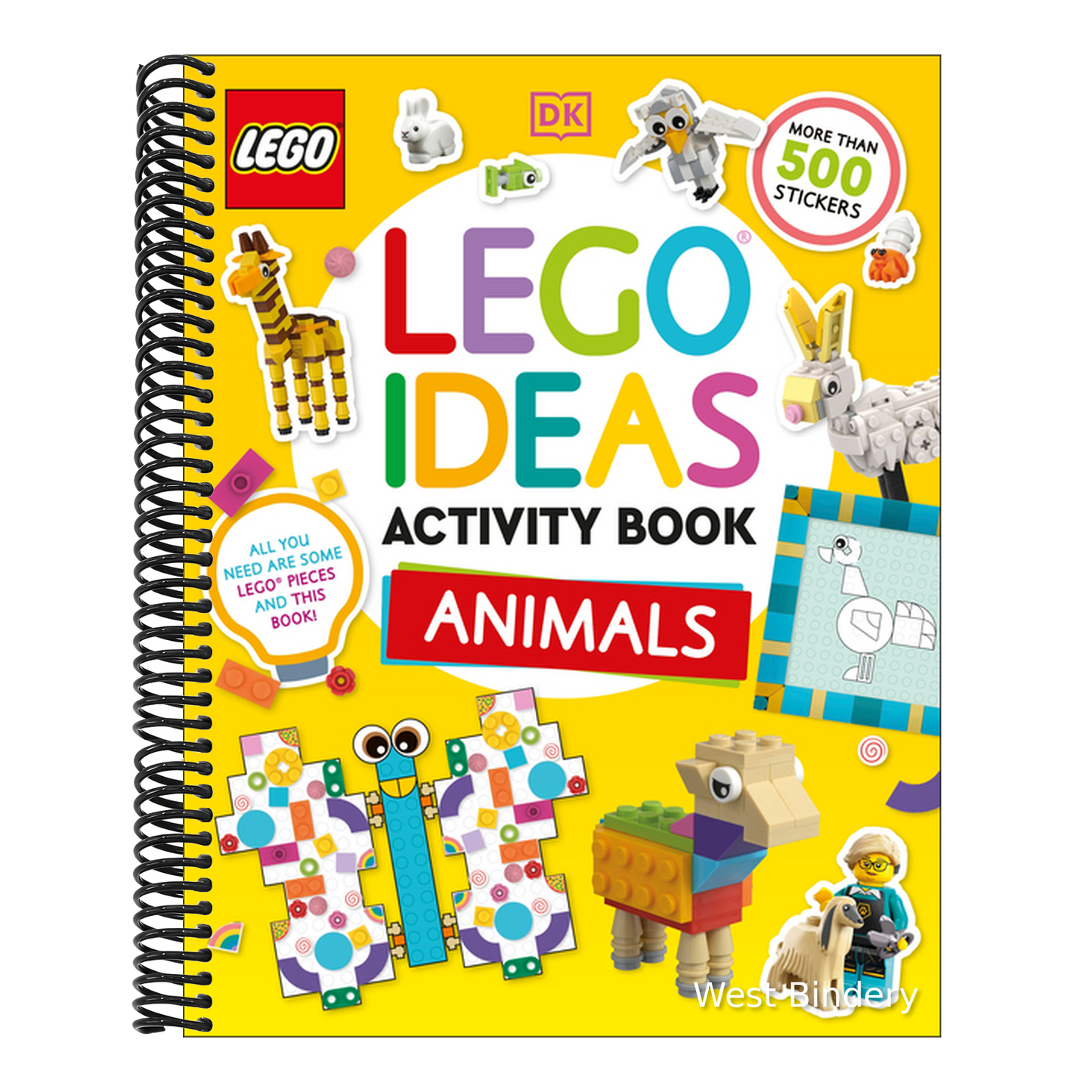 Lego Ideas Activity Book Animals: Packed with Lego Building and Sticker Activities and Fun Facts. with 500+ Stickers!