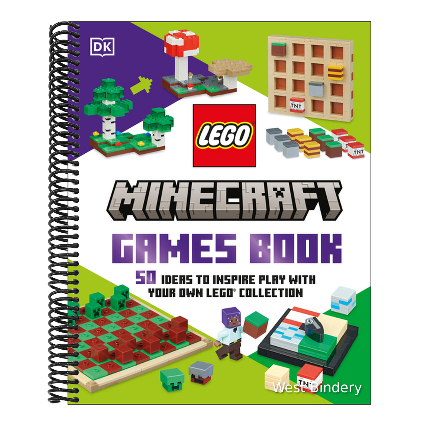 Lego Minecraft Games Book (Library Edition): 50 Fun Ideas to Play with Your Lego Collection! Without Bricks