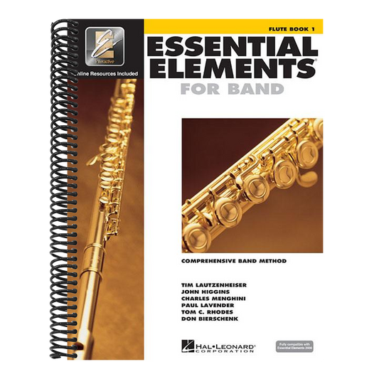 Essential Elements for Band Flute Book 1 with Eei Beginner Flute Sheet Music and Online Resources Hal Leonard Instructional Songbook for Students and (Created by)