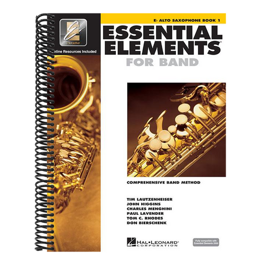 Essential Elements for Band - Eb Alto Saxophone Book 1 with Eei (Book/Media Online) (Created by)