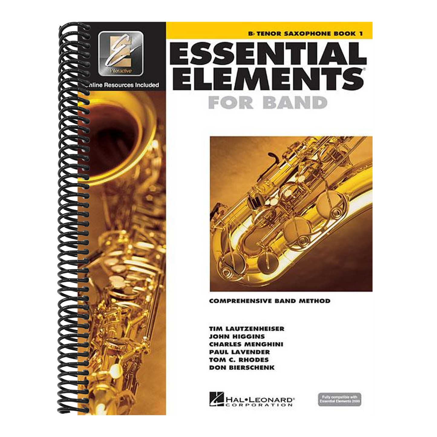 Essential Elements for Band - BB Tenor Saxophone Book 1 with Eei (Book/Online Media) [With CDROM and CD (Audio) and DVD]