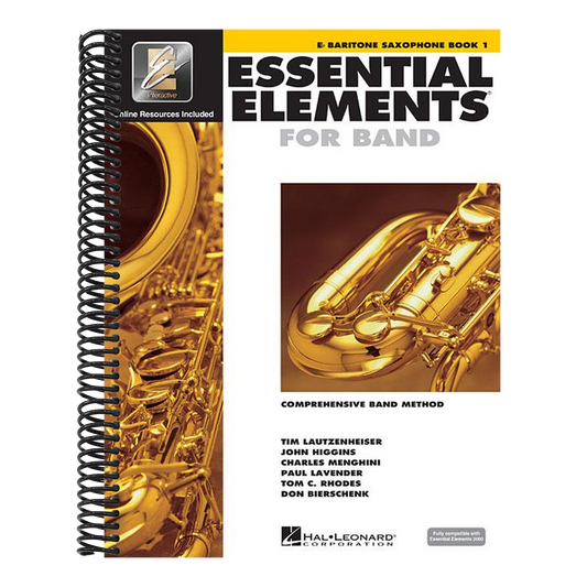 Essential Elements for Band - Eb Baritone Saxophone Book 1 with Eei (Book/Online Audio) [With CDROM and DVD ROM]