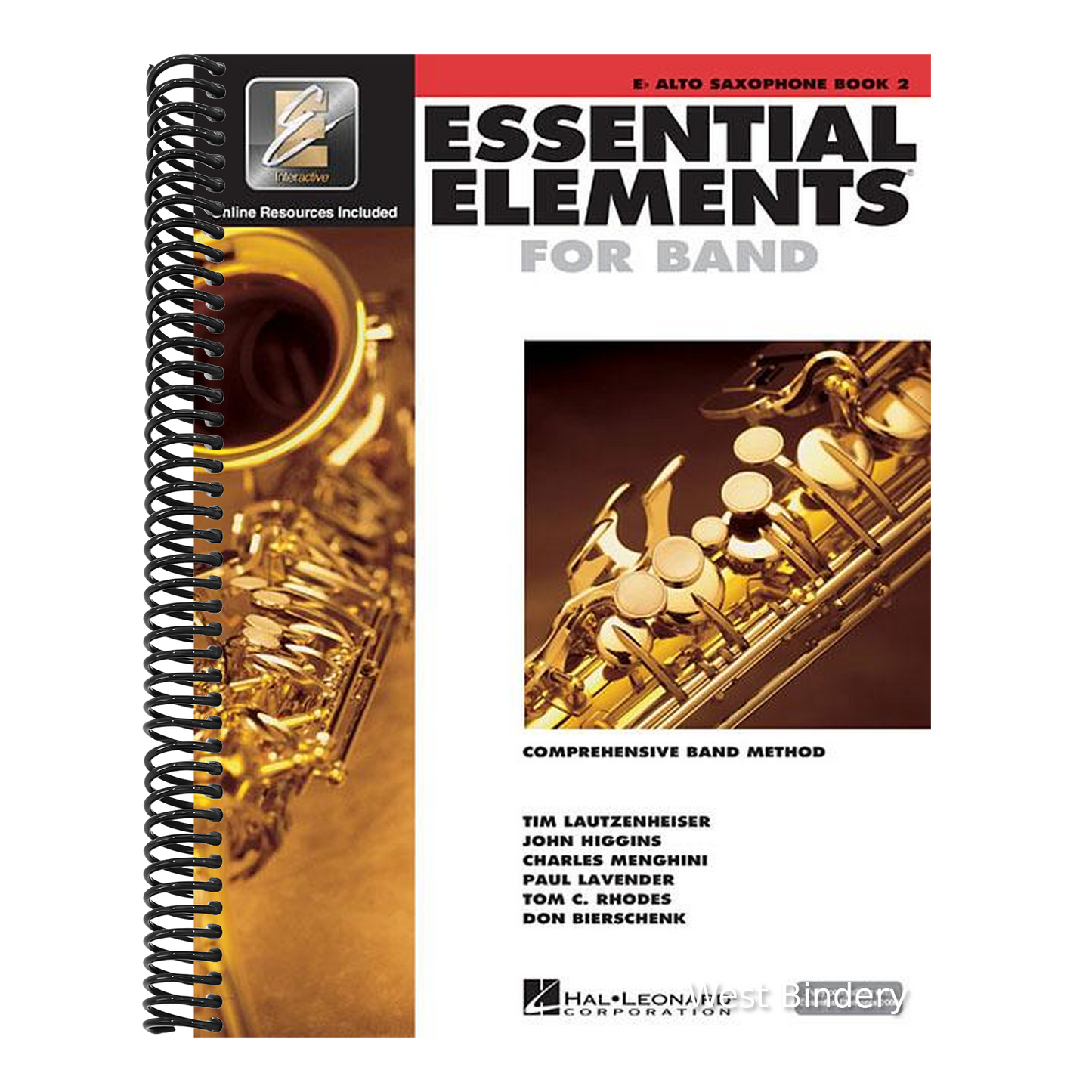 Essential Elements for Band - Eb Alto Saxophone Book 2 with Eei Comprehensive Band Method and Online Music Learning Hal Leonard Instruction Book for S