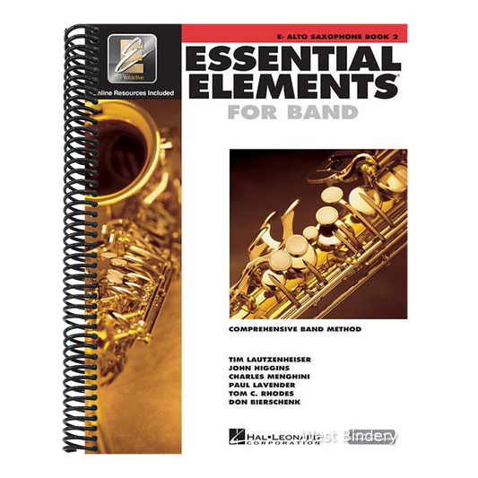 Essential Elements for Band - Eb Alto Saxophone Book 2 with Eei Comprehensive Band Method and Online Music Learning Hal Leonard Instruction Book for S