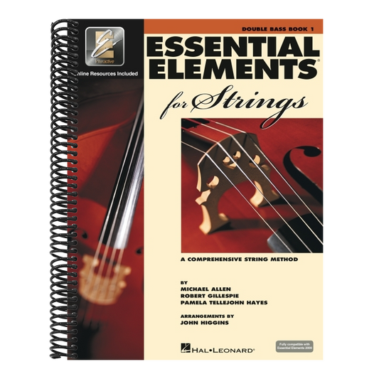 Essential Elements for Strings Double Bass Book 1 W/Eei Beginner Bass Method Book with Online Le [With CD (Audio)]