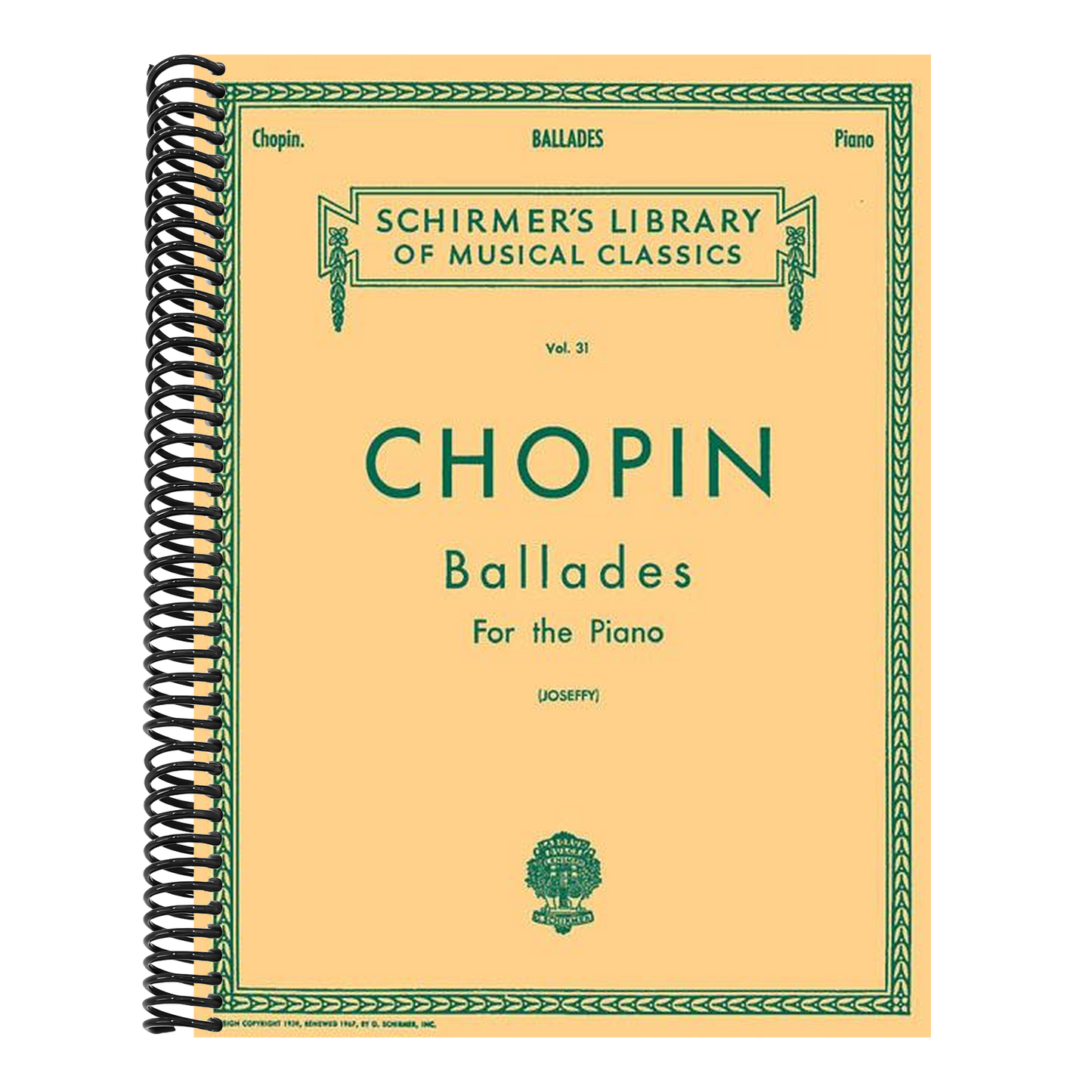 Ballades for the Piano Chopin Schirmer S Library of Musical Classics Vol. 31 Piano Solo Sheet Music Songbook Includes Ballade No. 1, 2, 3 and 4 Hal Le