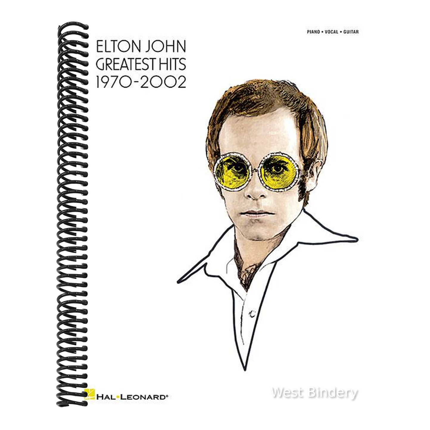 Elton John - Greatest Hits 1970-2002 Piano, Vocal, Guitar Songbook with Sheet Music 34 Iconic Songs Including Rocket Man and Your Song