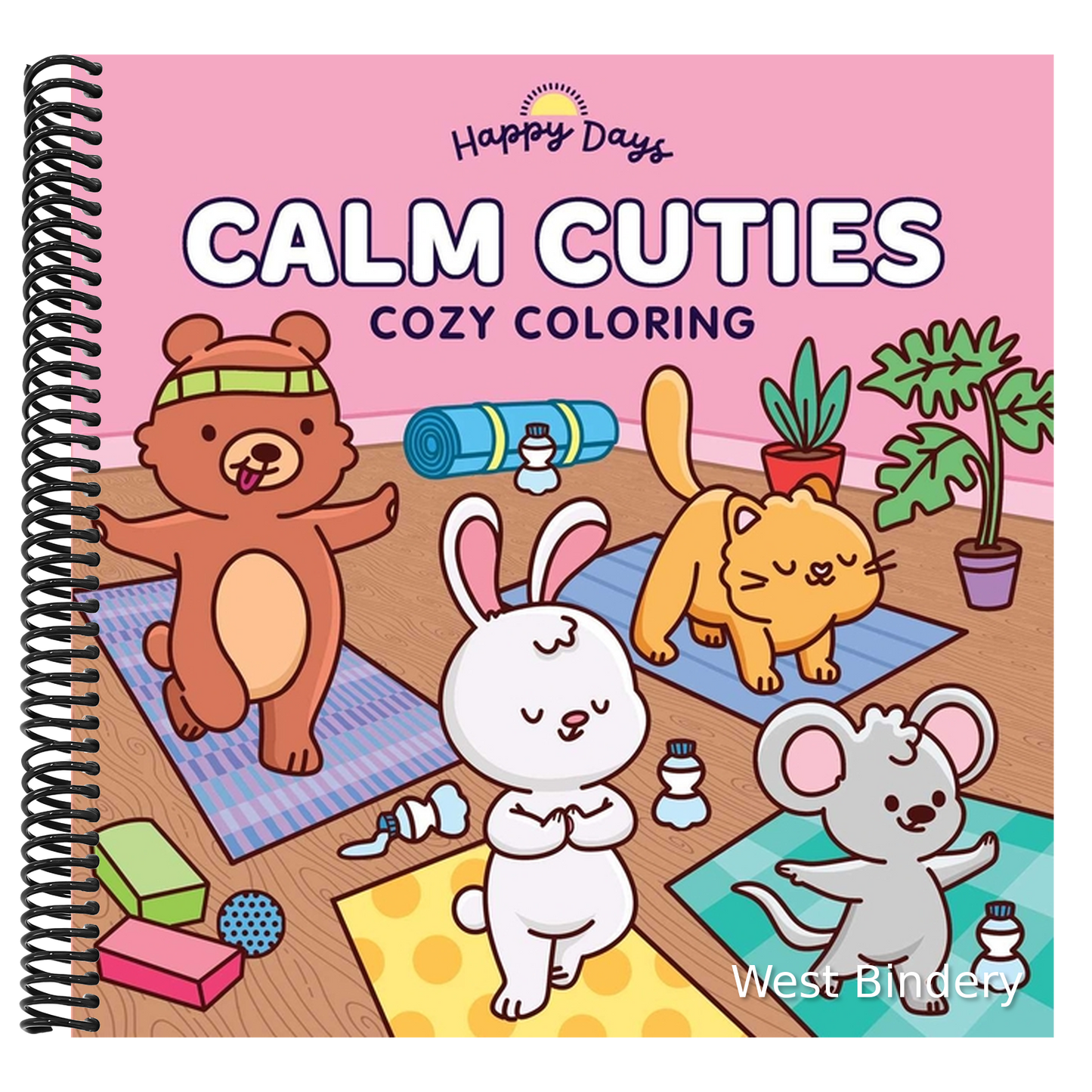 Calm Cuties: Cozy Coloring: Sweet and Simple Coloring for Adults and Kids