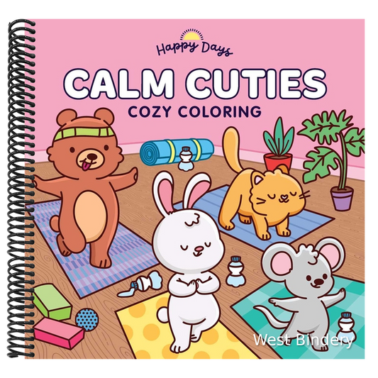 Calm Cuties: Cozy Coloring: Sweet and Simple Coloring for Adults and Kids