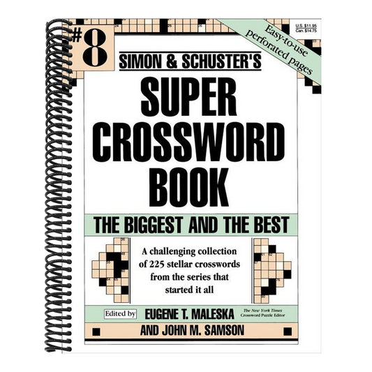 Simon & Schuster Super Crossword Puzzle Book #8: The Biggest and the Best