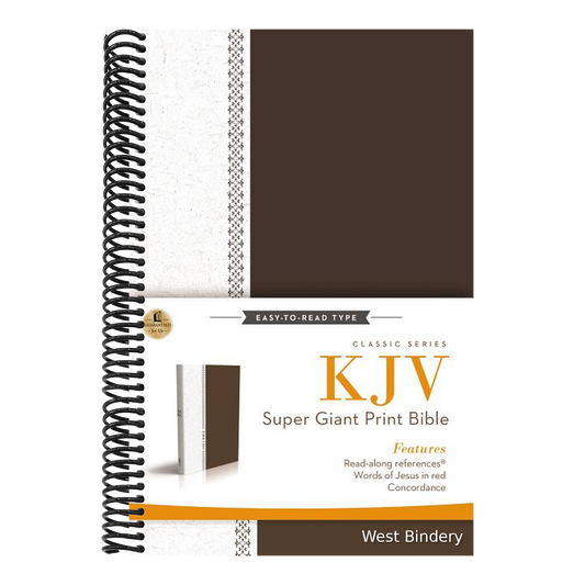 Super Giant Print Reference Bible-KJV