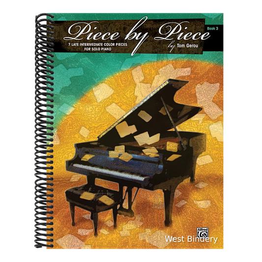 Piece by Piece, Bk 3: 7 Late Intermediate Color Pieces for Solo Piano