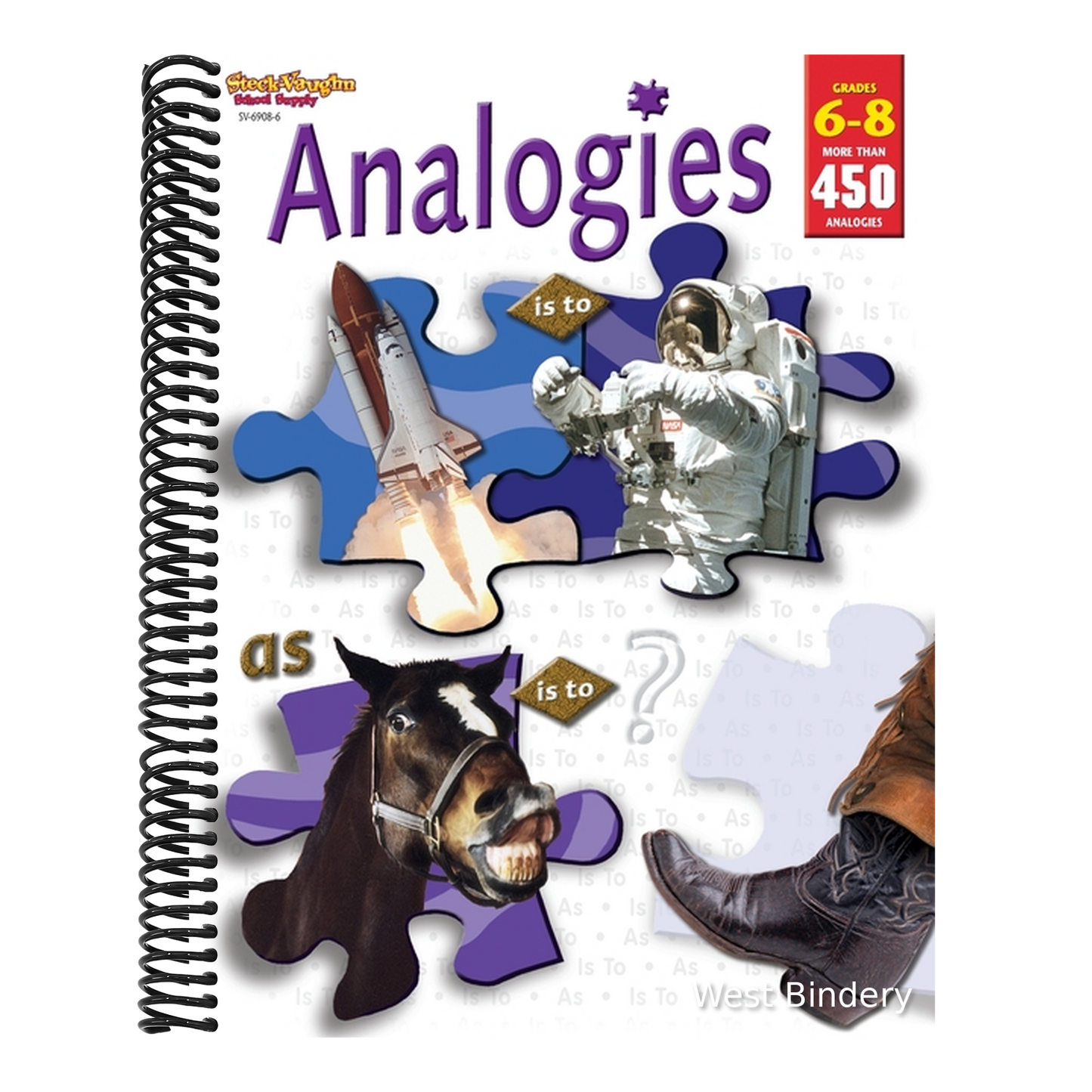 Analogies Reproducible Grades 6-8 (Teacher's Guide)