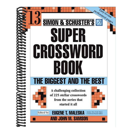 Simon & Schuster Super Crossword Puzzle Book #13: The Biggest and the Best