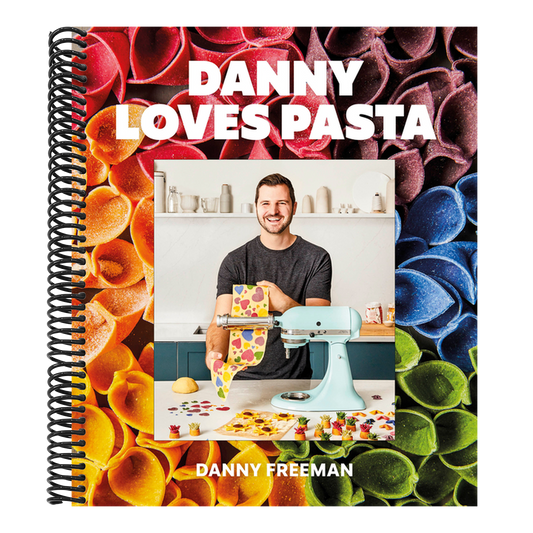 Danny Loves Pasta: 75+ Fun and Colorful Pasta Shapes, Patterns, Sauces, and More (Spiral Bound)