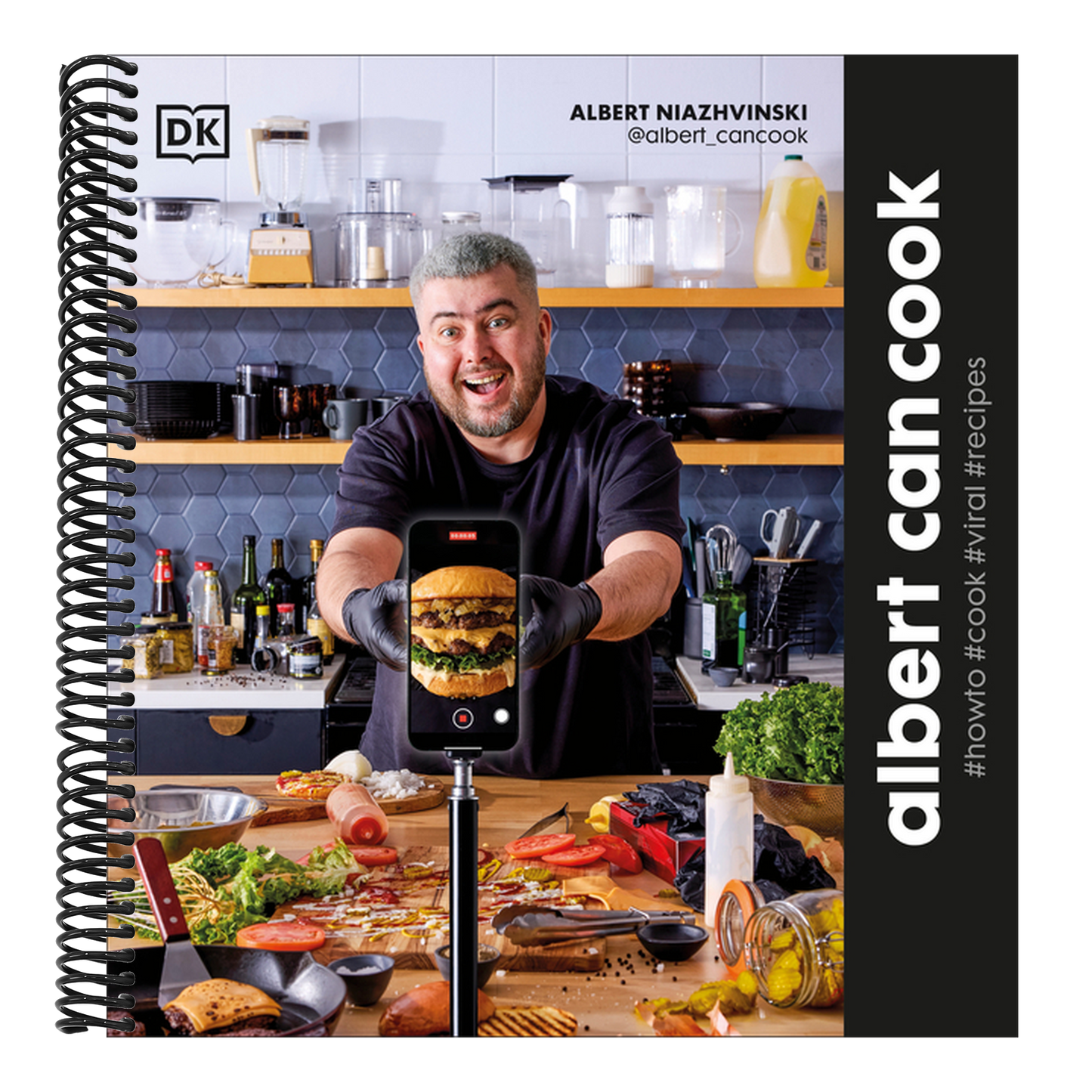 Albert Can Cook: How to Cook Viral Recipes (Spiral Bound)