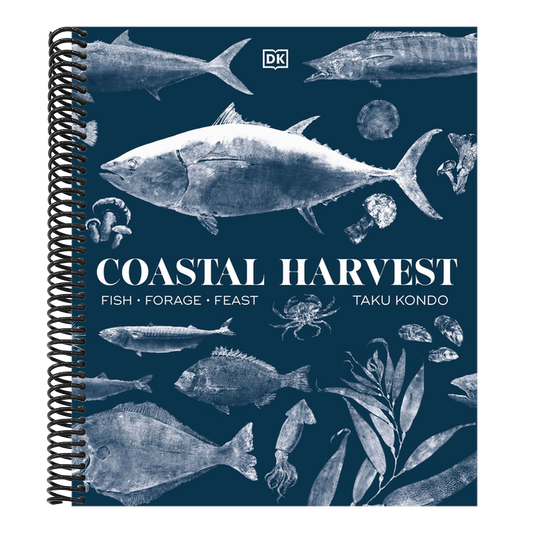 Coastal Harvest: Fish - Forage - Feast: A Cookbook (Spiral Bound)