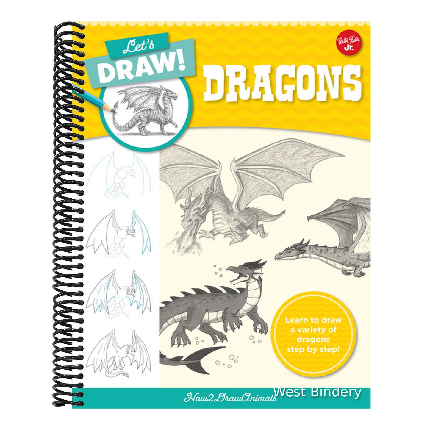 Let's Draw Dragons: Learn to Draw a Variety of Dragons Step by Step!