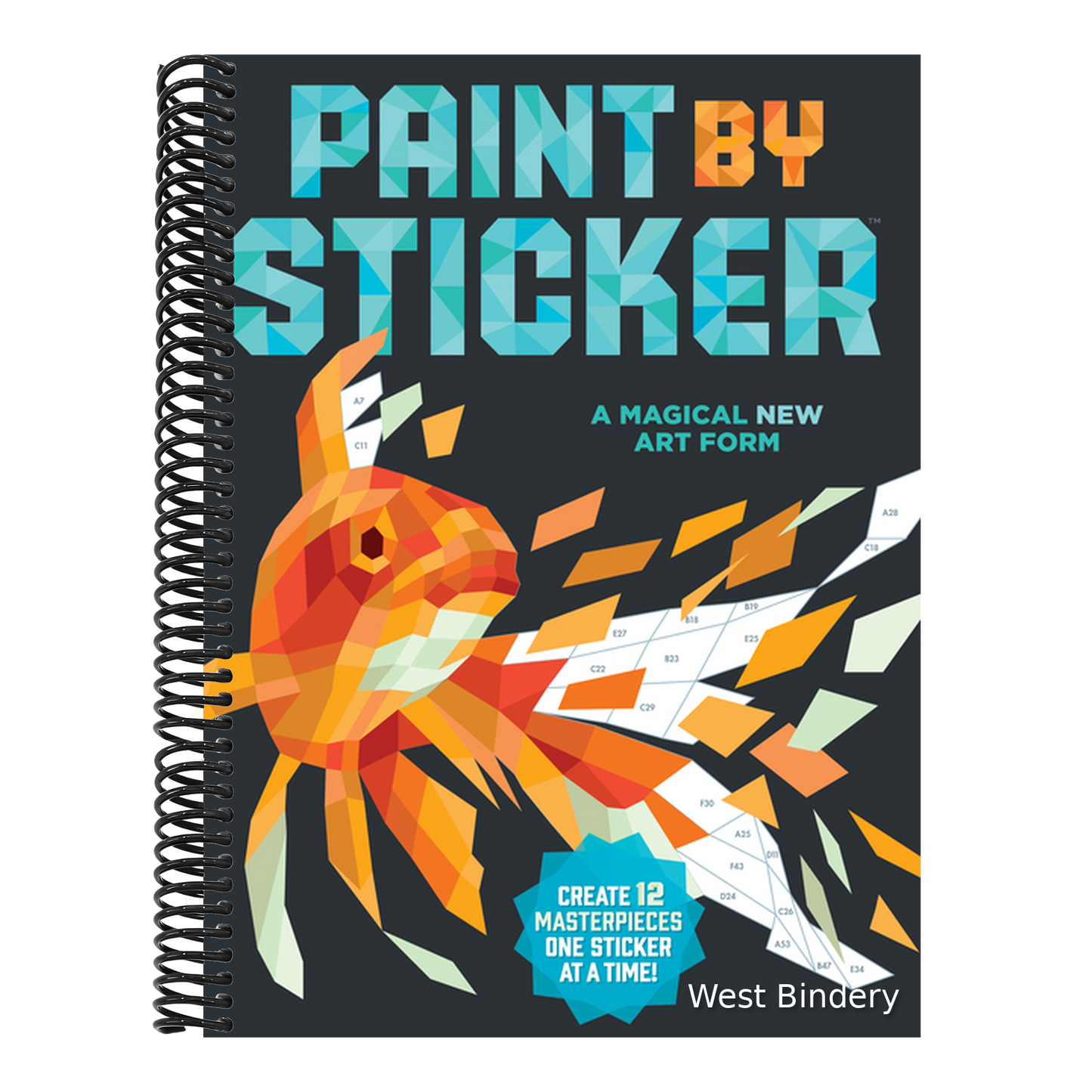 Paint by Sticker (Official): Create 12 Masterpieces One Sticker at a Time!